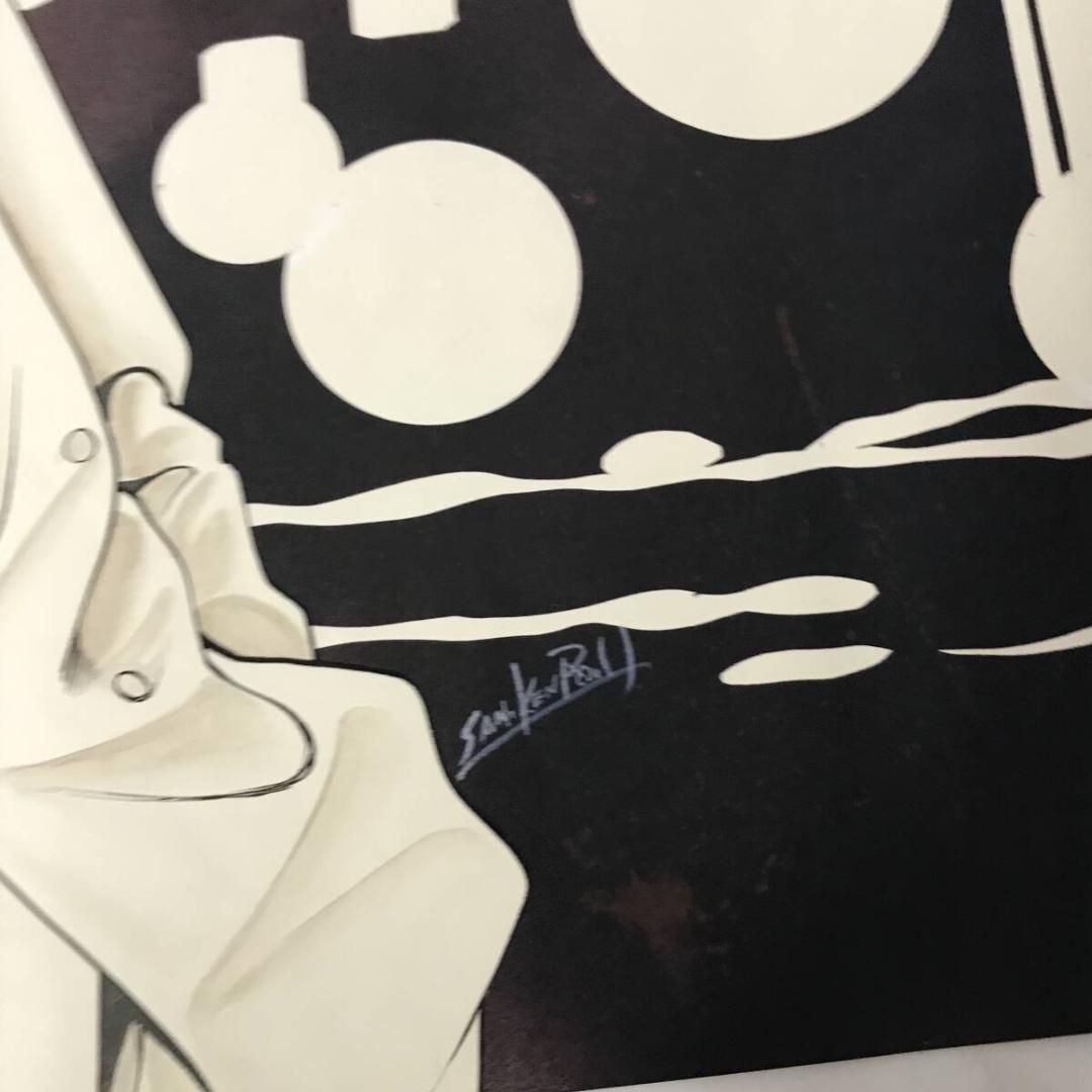 檜垣 憲朗 直筆カラー 原画 原稿 【ジ・ゴ・ロ】青年マンガ