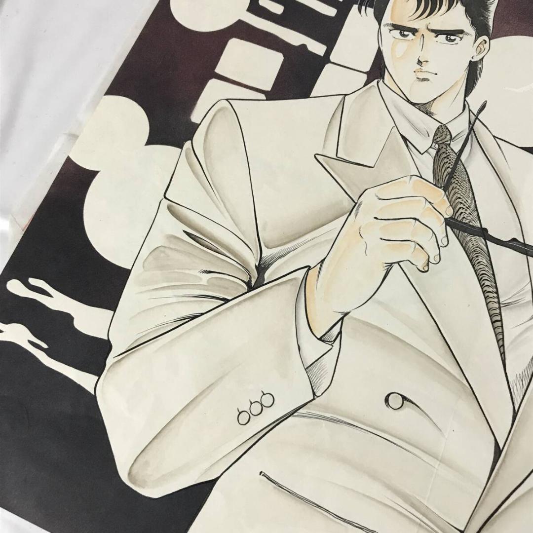 檜垣 憲朗 直筆カラー 原画 原稿 【ジ・ゴ・ロ】青年マンガ