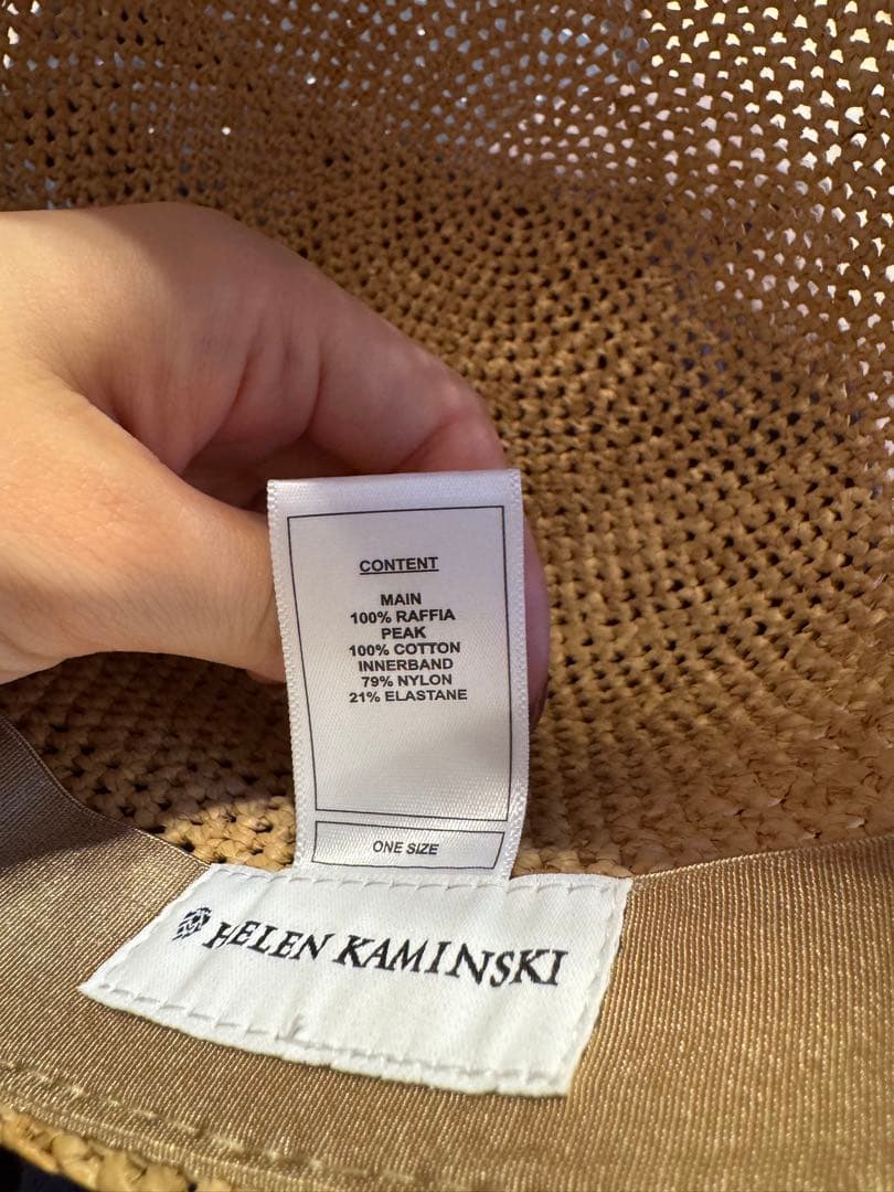 ヘレンカミンスキー 帽子 Vivette キャップ　ラフィアキャップ