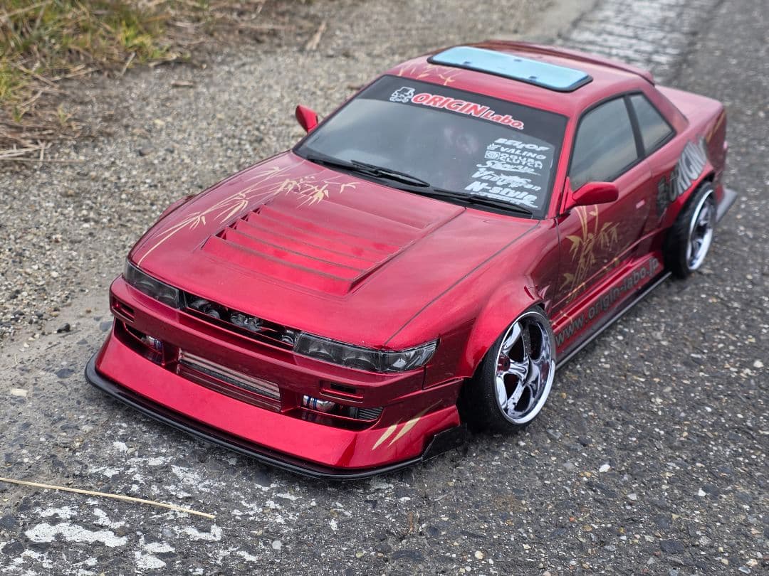 アディクション　オリジンS13 シルビア　制作済みラジコンホディ