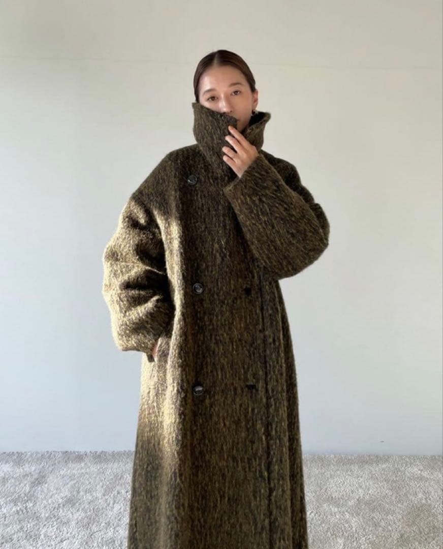 最終 CLANE MIX SHAGGY LADY COAT サイズ1