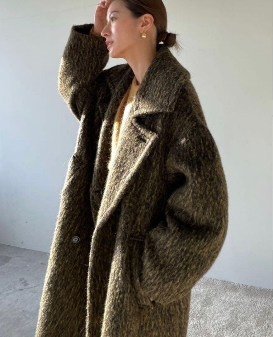 最終 CLANE MIX SHAGGY LADY COAT サイズ1