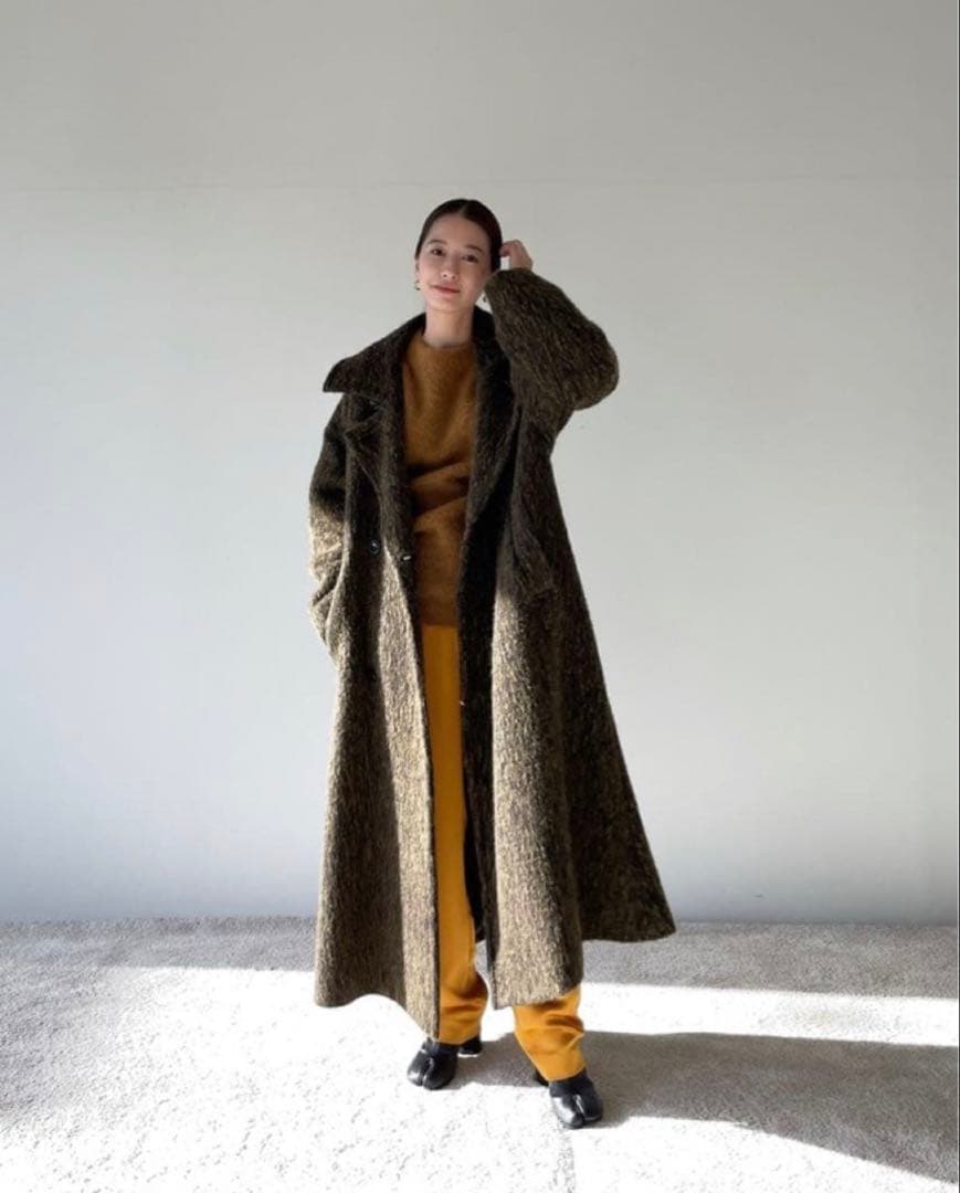 最終 CLANE MIX SHAGGY LADY COAT サイズ1