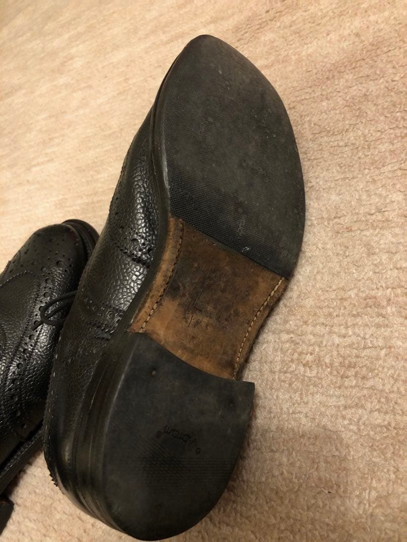 Sanders 80s 官給品 サービスシューズ　ウィングチップ