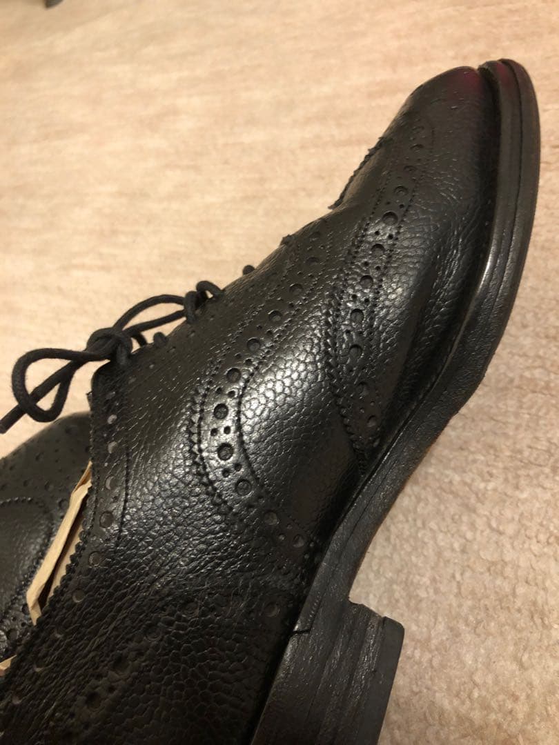 Sanders 80s 官給品 サービスシューズ　ウィングチップ