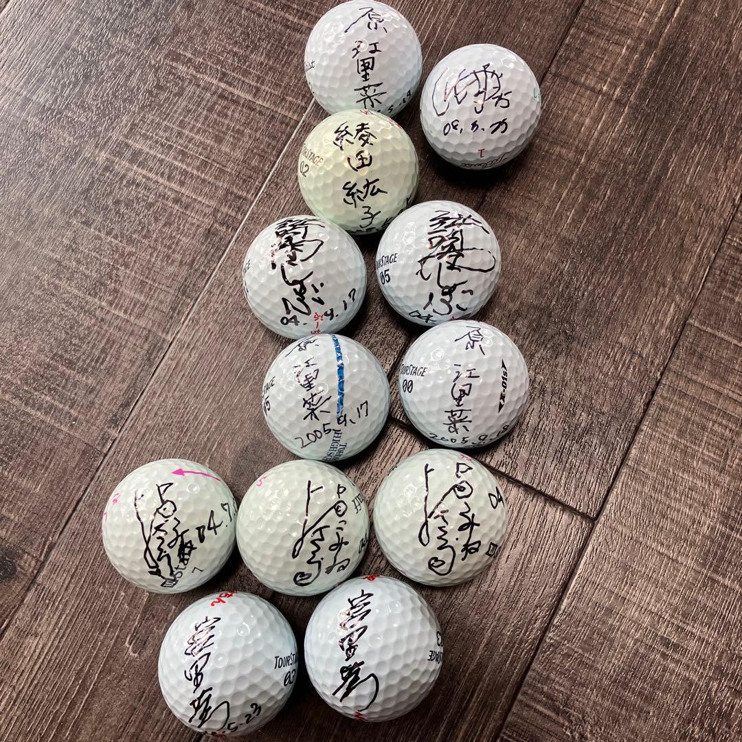 女子ゴルフ　サインボール