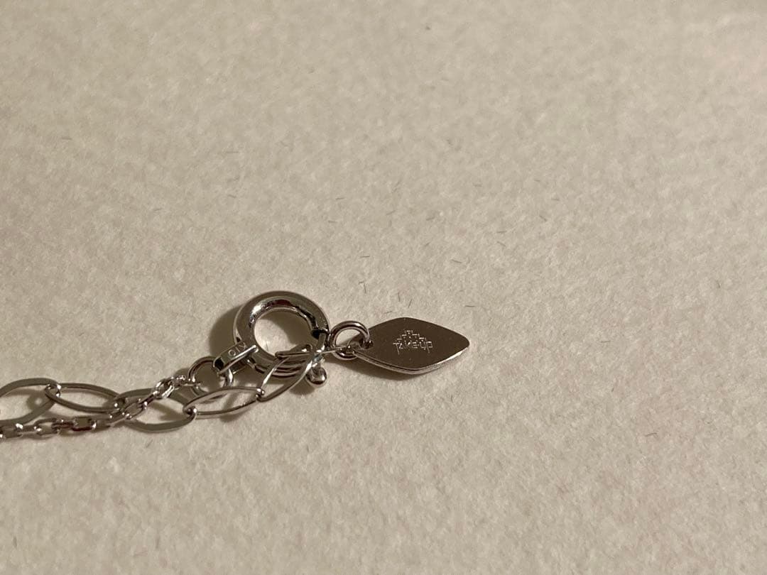 k10 WG ダイヤモンド スマイルラインネックレス