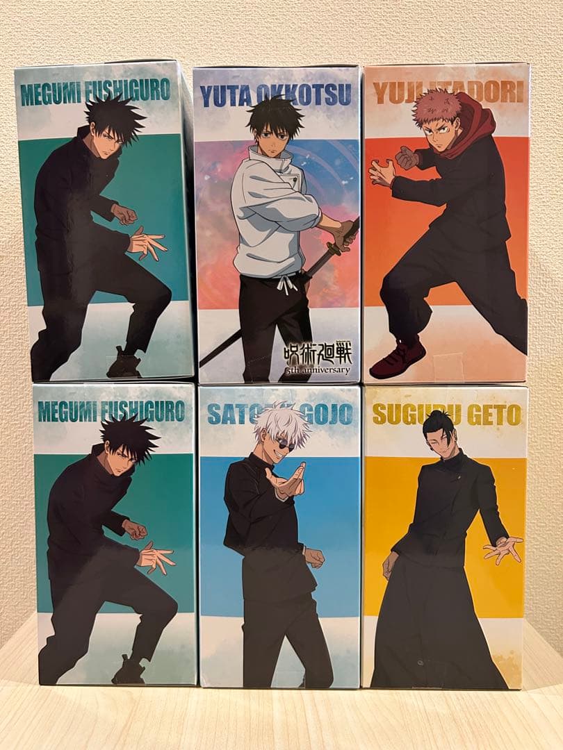 呪術廻戦 フィギュア Luminasta 5周年記念　ラウンドワン限定 6体