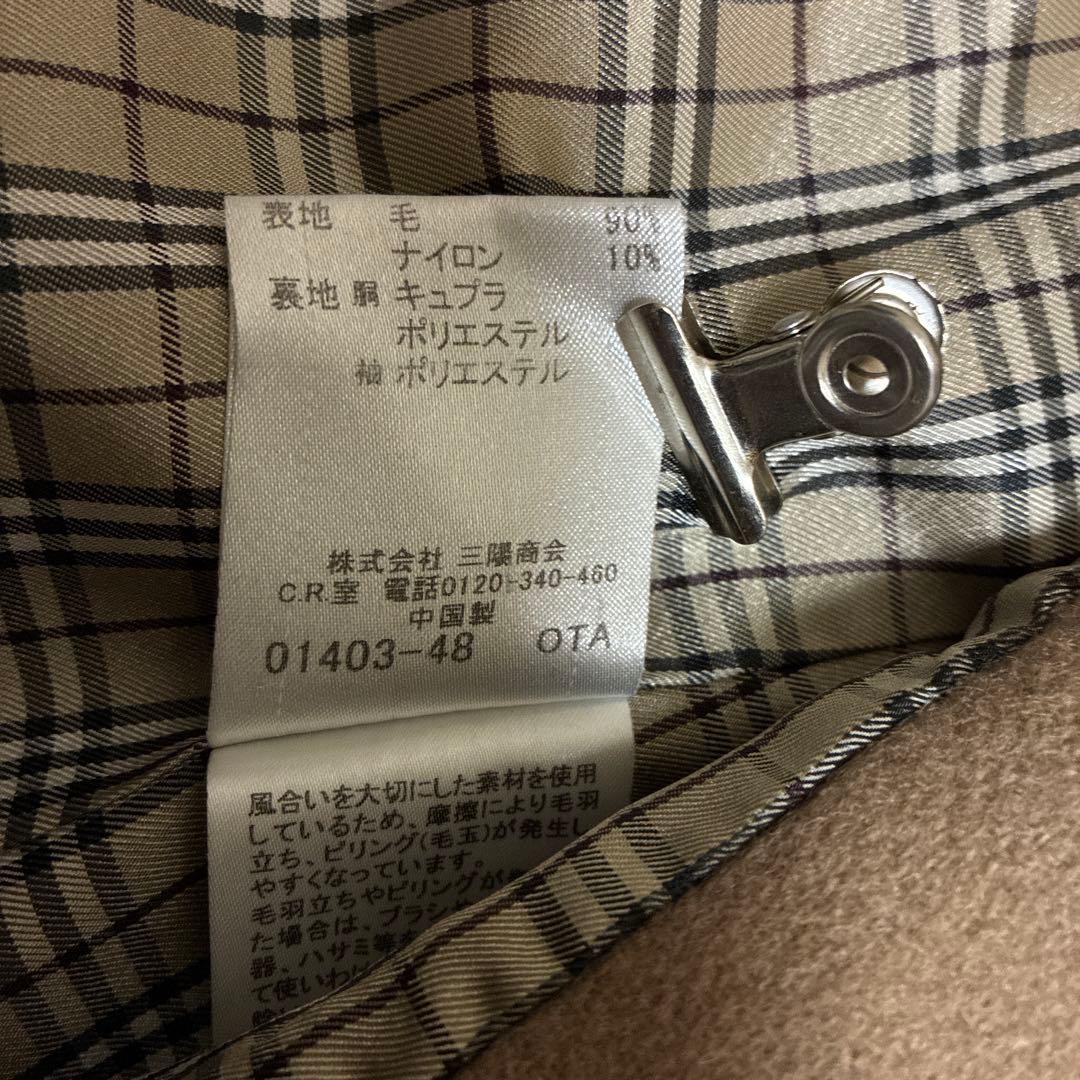 【美品✨金ボタン】バーバリーブルーレーベル　 Pコート ダブル ノバチェック38