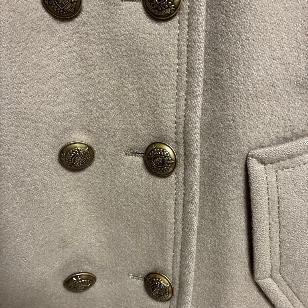 【美品✨金ボタン】バーバリーブルーレーベル　 Pコート ダブル ノバチェック38