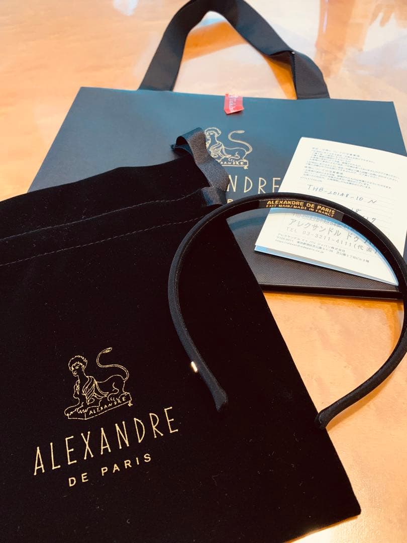 ALEXANDRE DE PARIS ヘアバンド