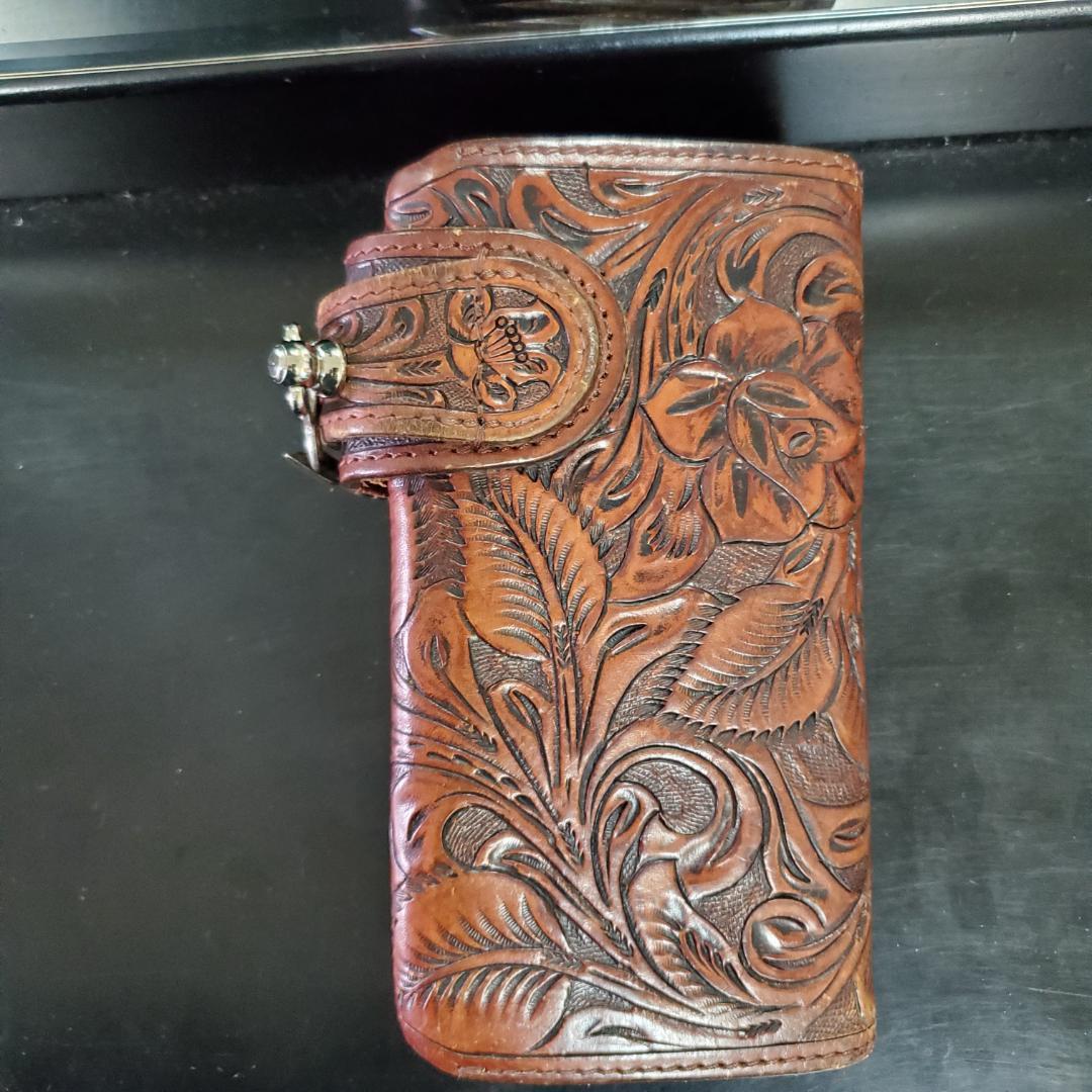 ALZUNIカービング.バイカーズウレット.カスタムウォレット