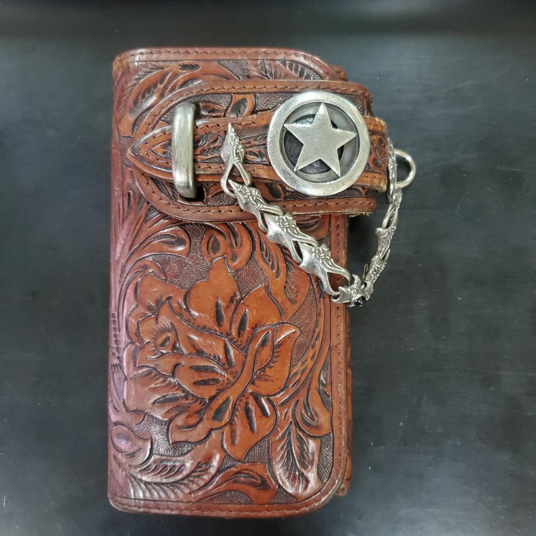 ALZUNIカービング.バイカーズウレット.カスタムウォレット