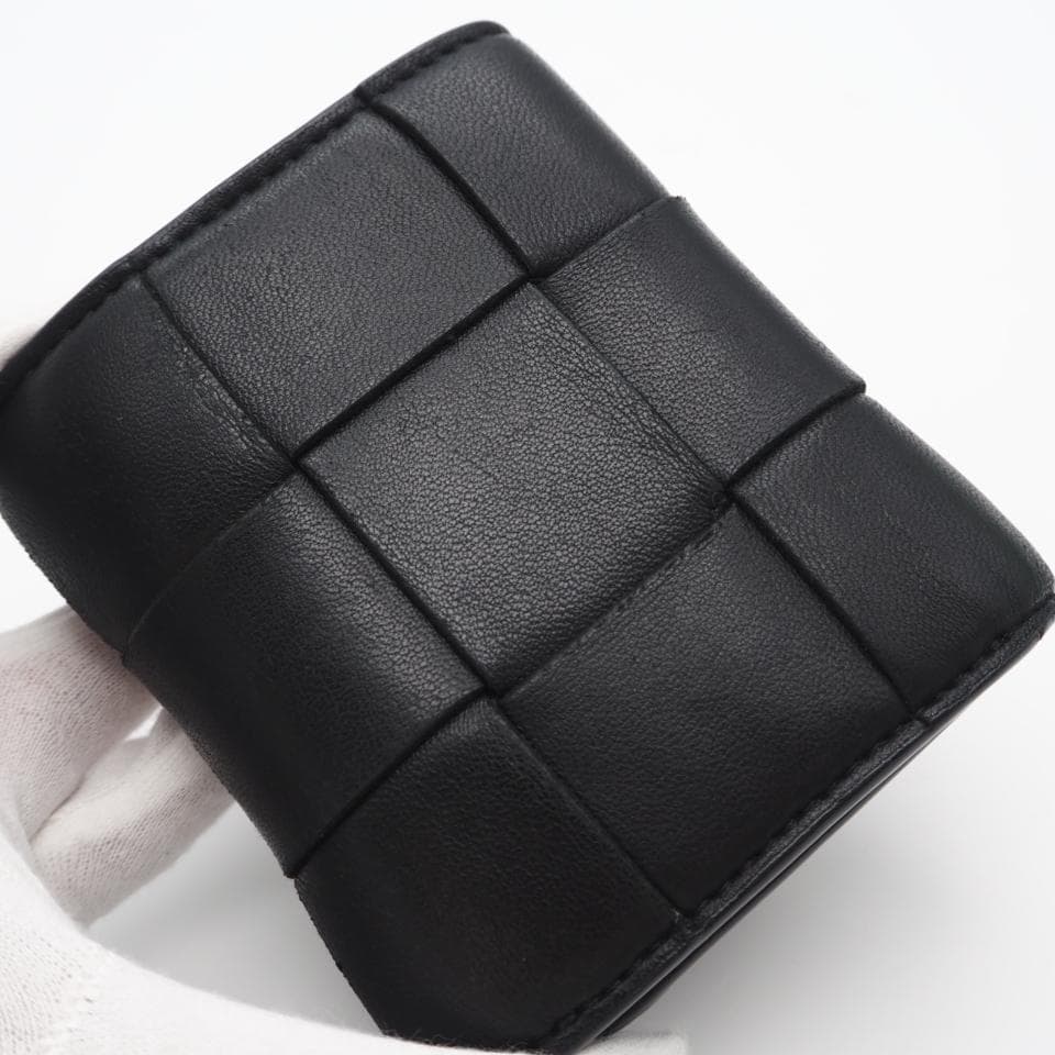 BOTTEGA VENETA 三つ折り財布 イントレチャート ブラック 黒 美品