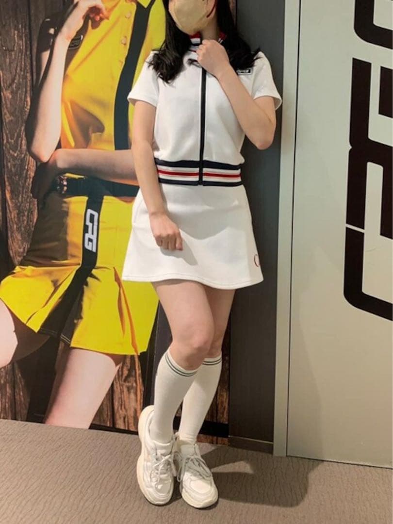 【タグ付き未使用】CPGゴルフ セットアップ【M】ベージュ