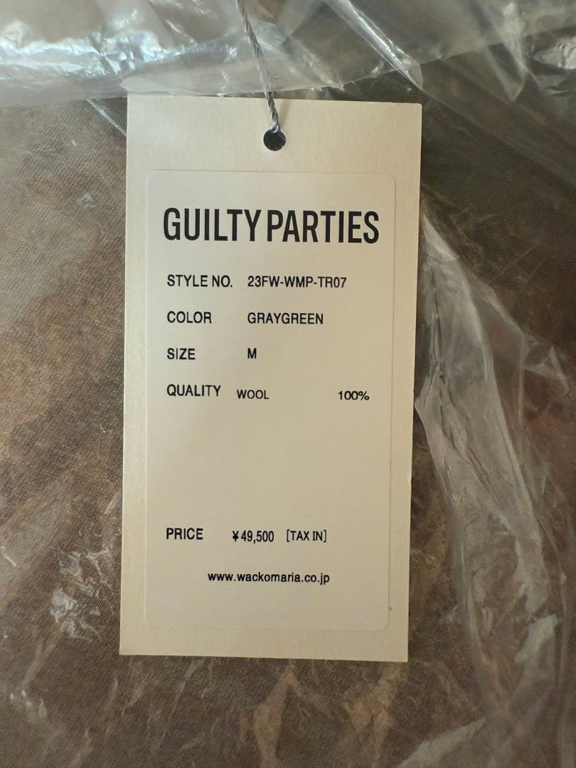 WACKO MARIA　SINGLE BREASTED JACKET　23FW