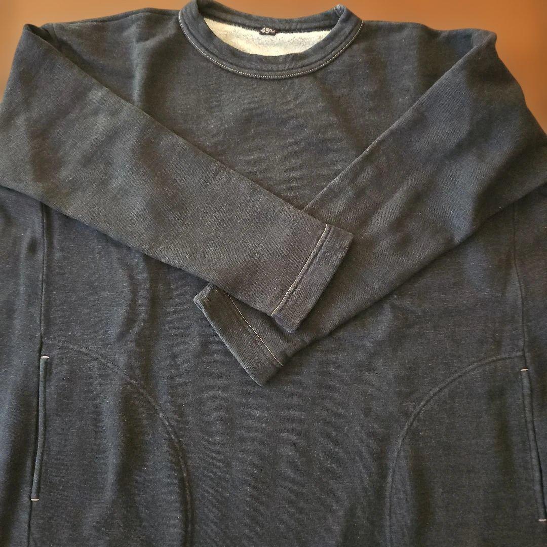 45R裏毛の馬ドレス(インデイゴ濃)