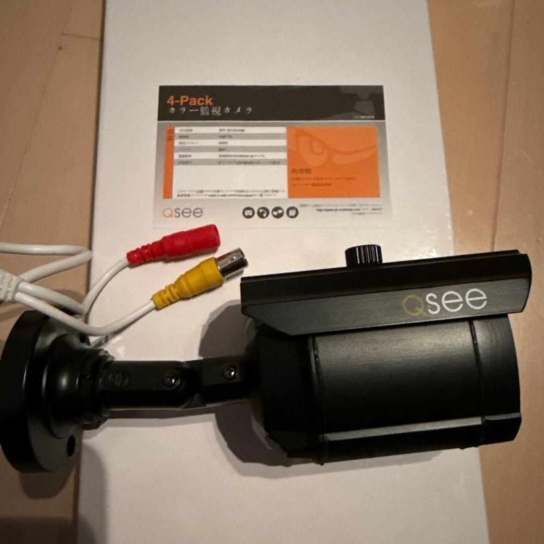 qsee 屋外用防犯カメラ 4台セット