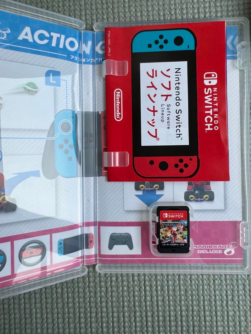 Nintendo Switch、joy con、マリオカート8デラックスのセット