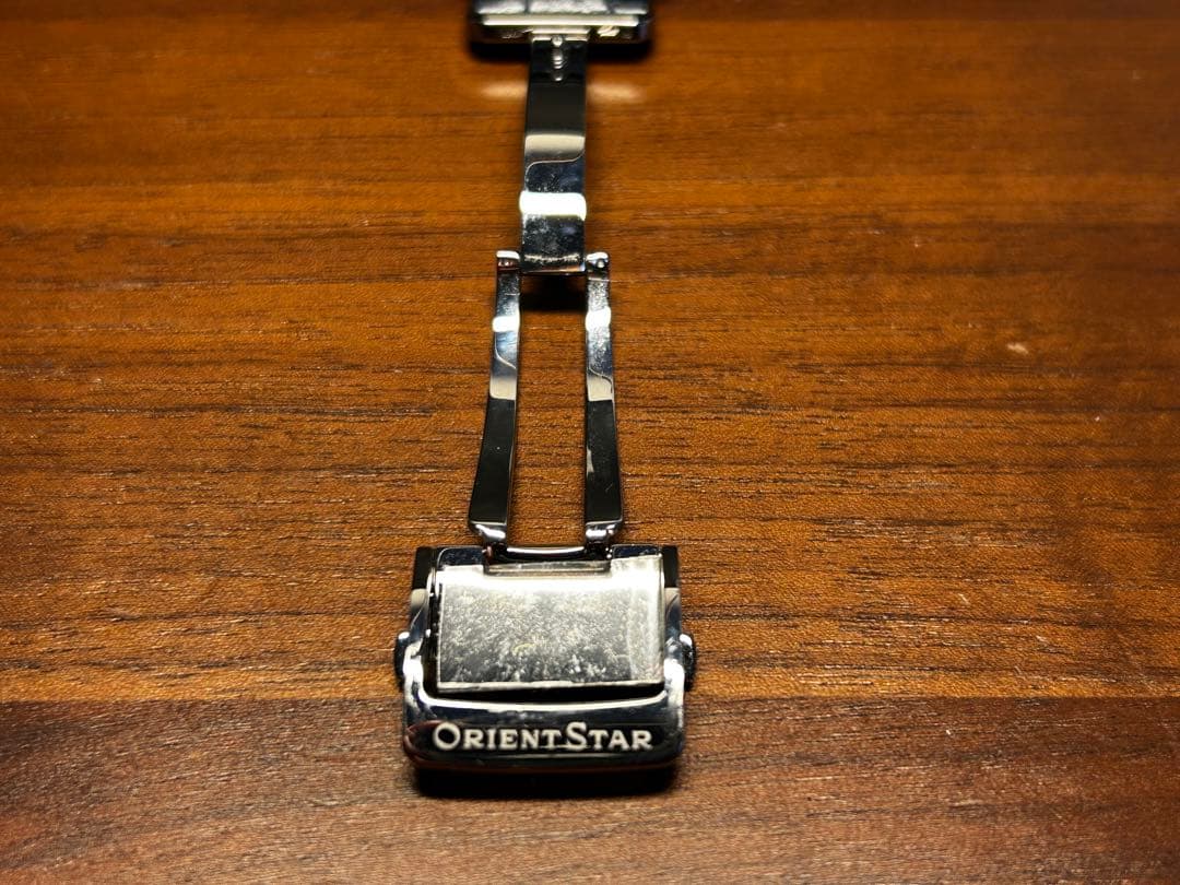 Orient Star 皮革バンド 中古 ネイビー ベルト