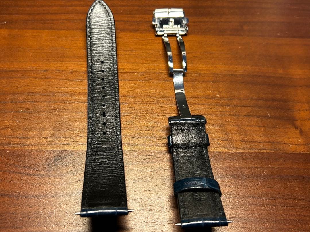 Orient Star 皮革バンド 中古 ネイビー ベルト