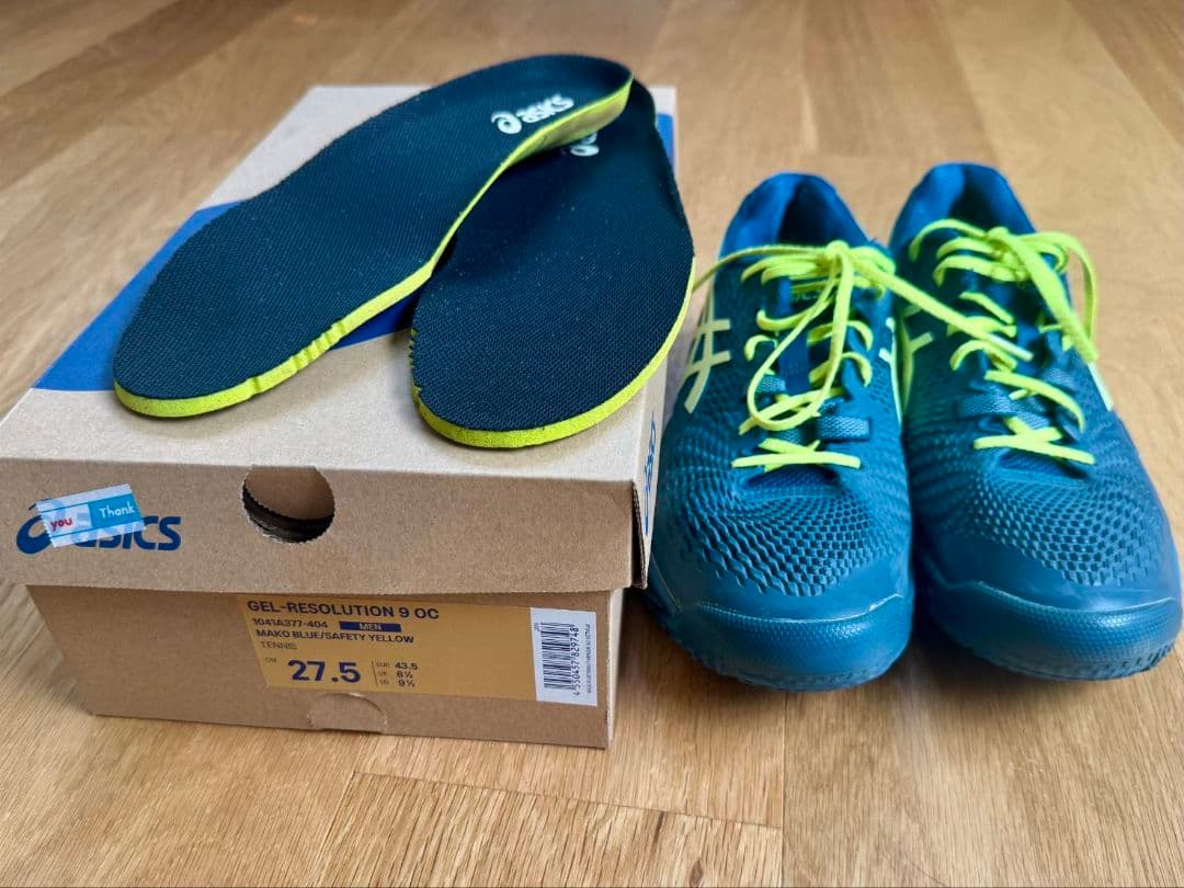 アシックス ゲルレゾリューション 9 オムニクレー　27.5cm