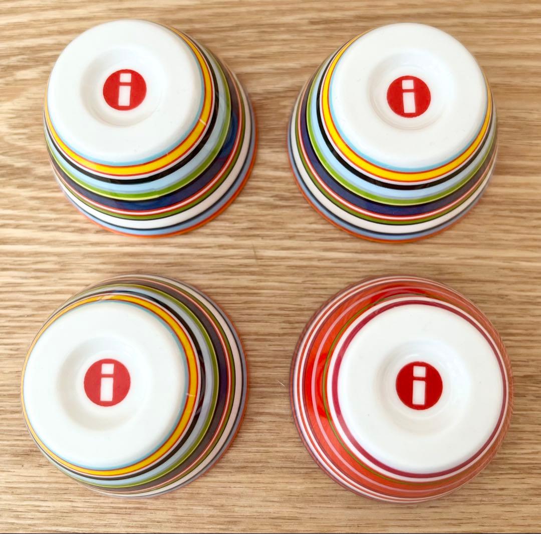  イッタラ　オリゴ　エッグカップ　4点セット