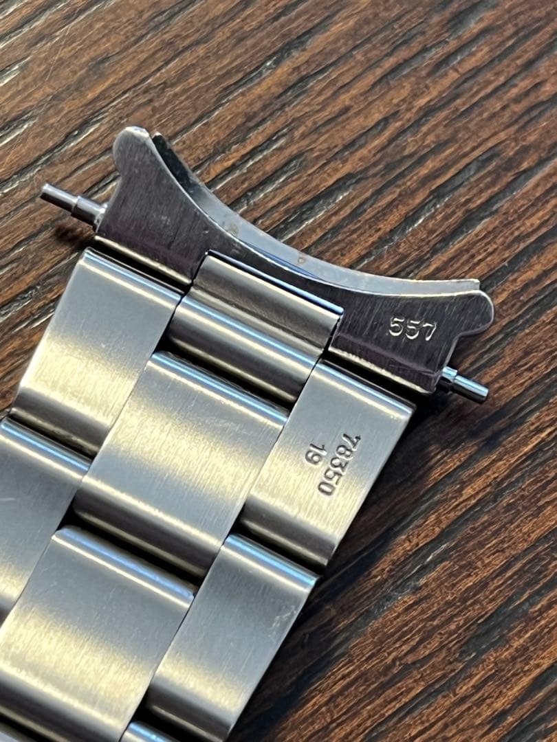ROLEX 19mm 78350 弓カン 557 ロレックス オイスターブレス