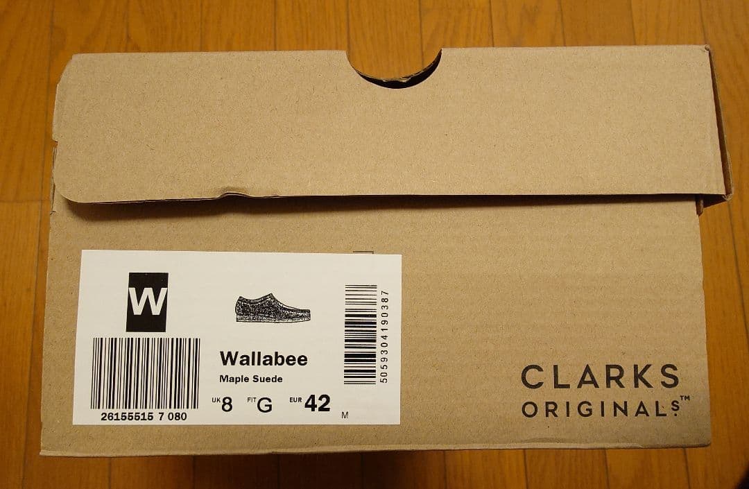 クラークス Clarks ORIGINALS ワラビー メープル 26cm 新品
