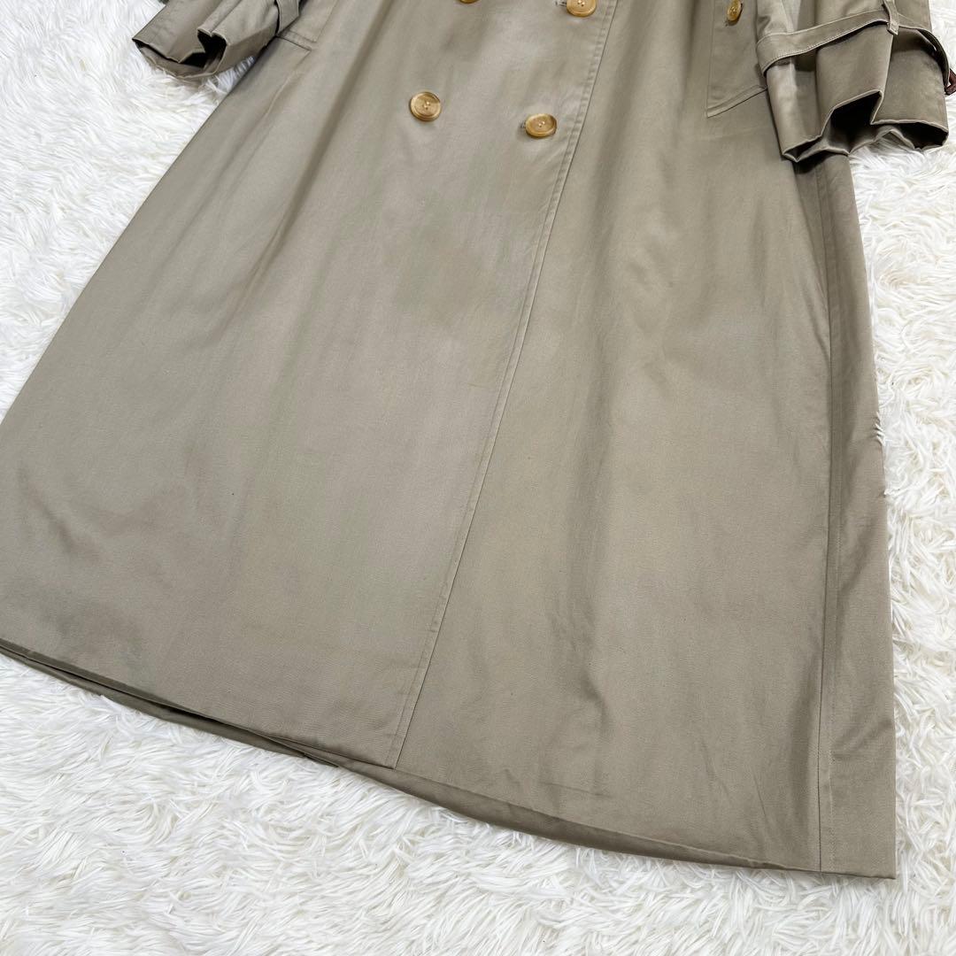 バーバリーズ トレンチコート ノバチェック カーキ系 レディース M