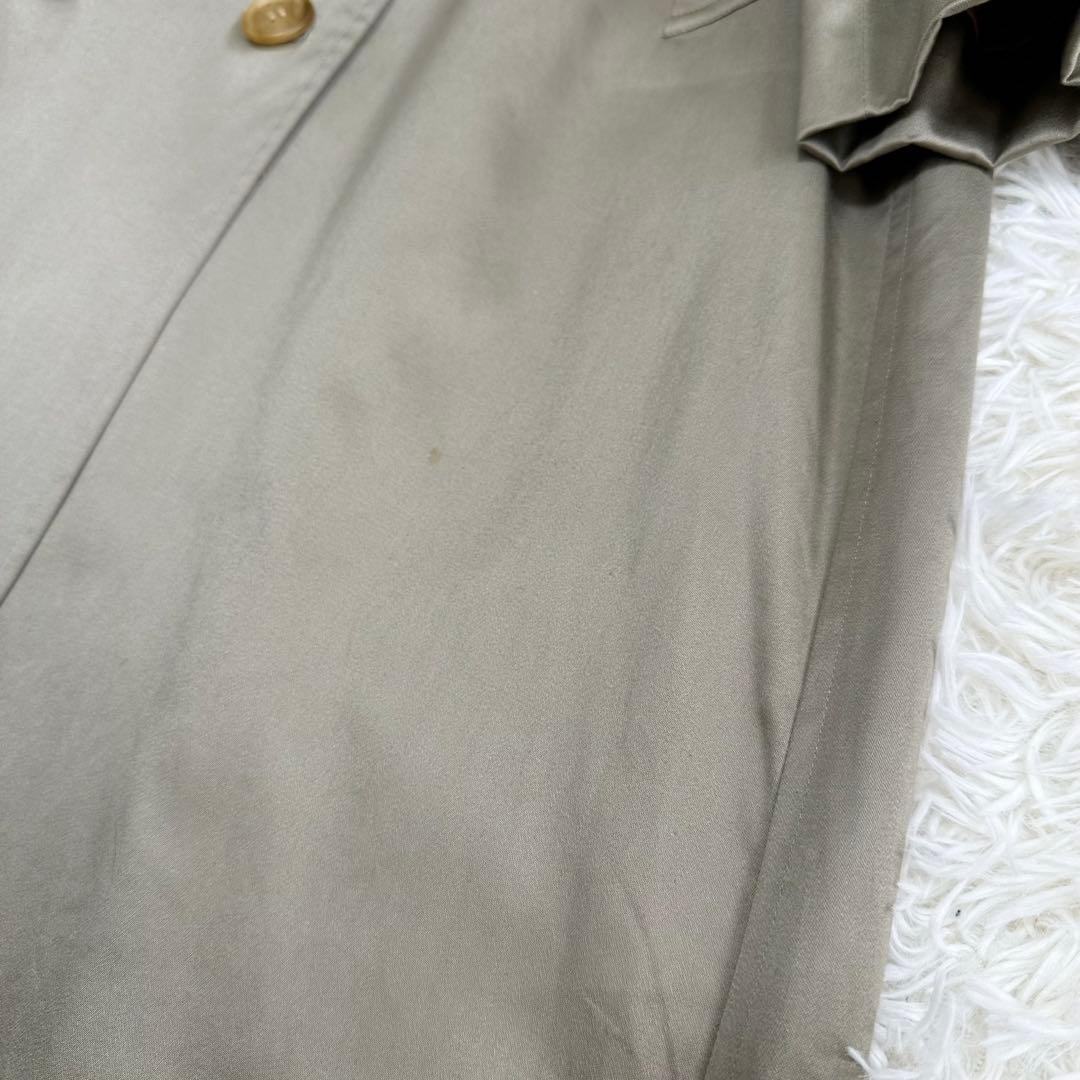 バーバリーズ トレンチコート ノバチェック カーキ系 レディース M