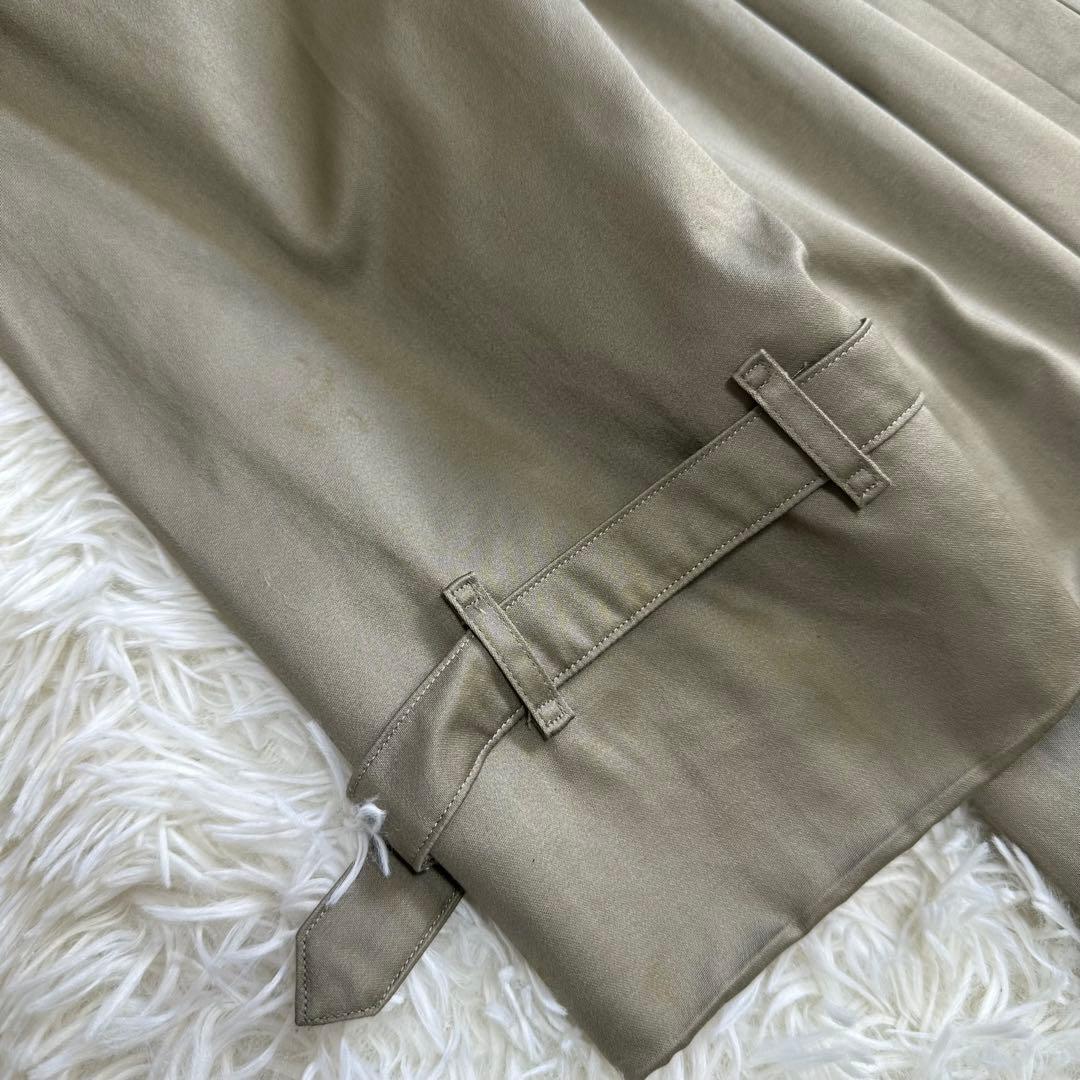 バーバリーズ トレンチコート ノバチェック カーキ系 レディース M