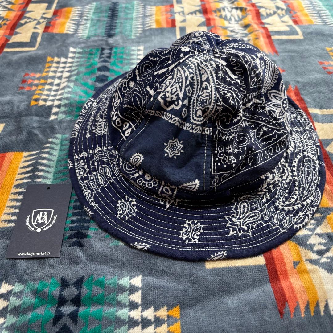 【美品】BOYSMARKET ボーイズマーケット別注バンダナハット　ルマイユール