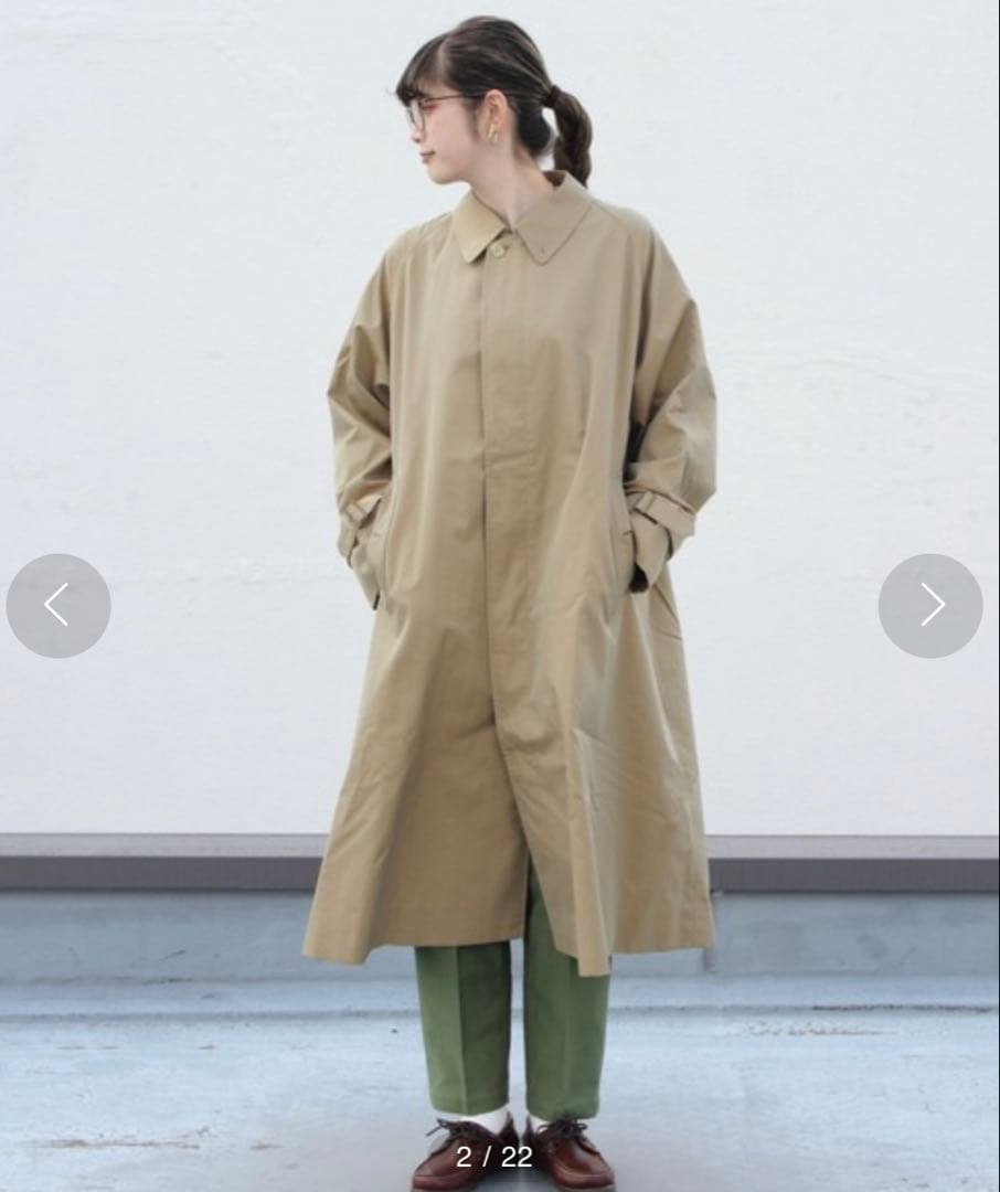 Gymphlex ベルテッドバルマカーンコート GY-A0058SYR