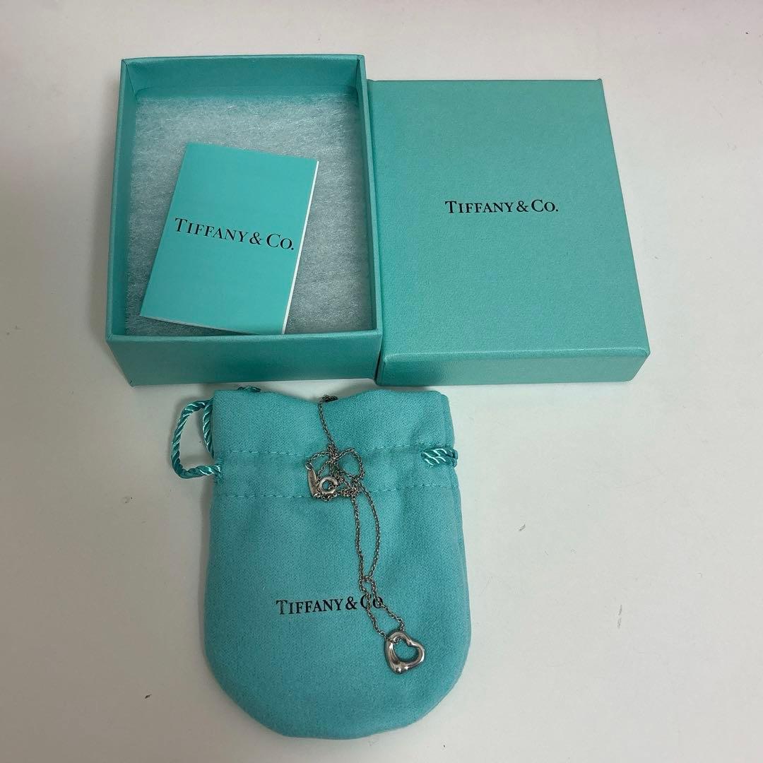 TIFFANY&Co. ティファニー ネックレス オープンハート 16ミリ