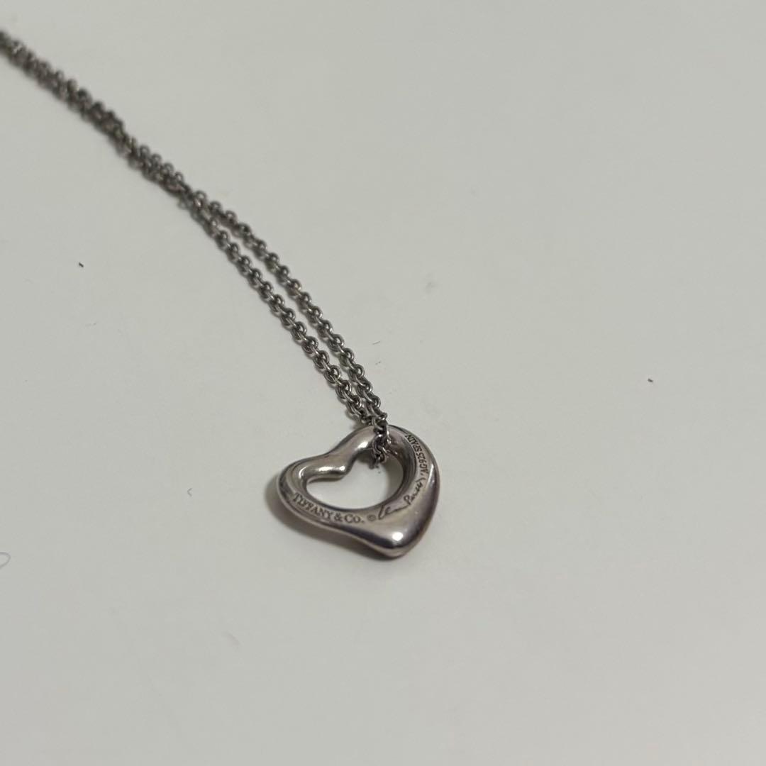 TIFFANY&Co. ティファニー ネックレス オープンハート 16ミリ