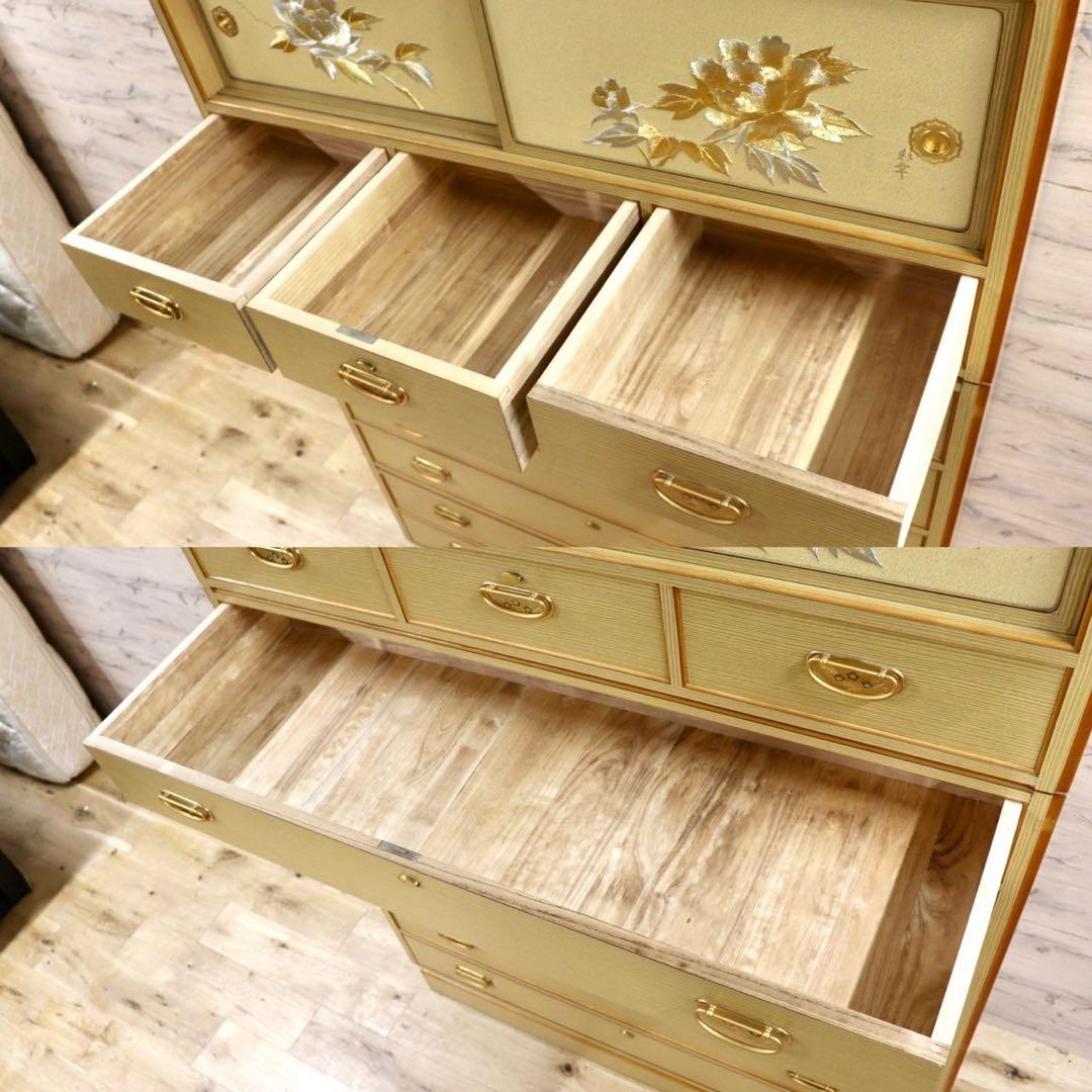 GMGK511○彩幸 整理箪笥 桐箪笥 9段チェスト タンス 収納家具 和家具