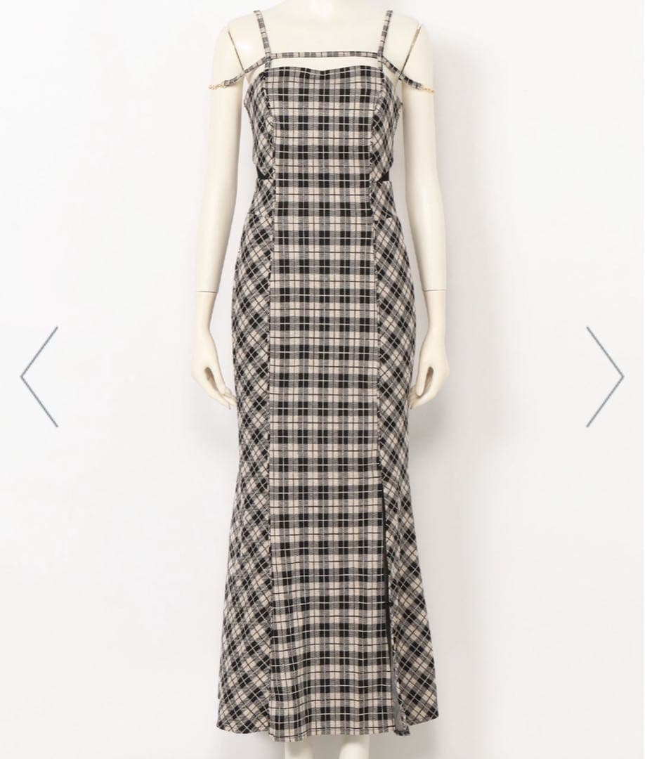 【LIPSERVICE リップサービス】サイドシアーマーメイドキャミワンピースS