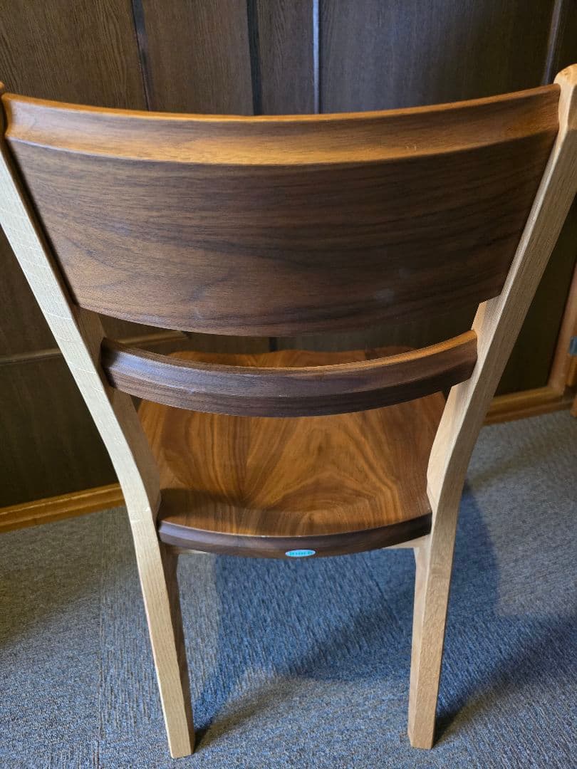 【レオちゃん】イバタインテリア　サインチェア　ダイニングチェア　2脚