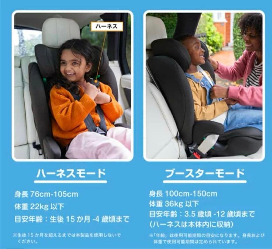 Joie チャイルド&ジュニアシート ISOFIX カップホルダー付き