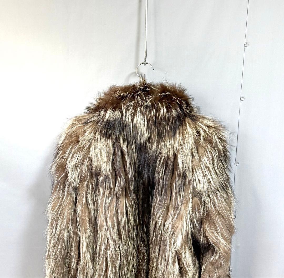 極肉厚SAGA FOX サガフォックス高級リアルファーコート　11