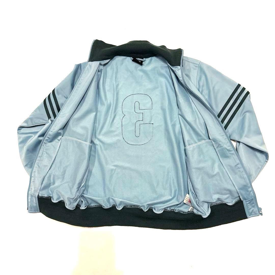 adidas アディダス トラックジャケット ジャージ Y2K 水色 緑色 L