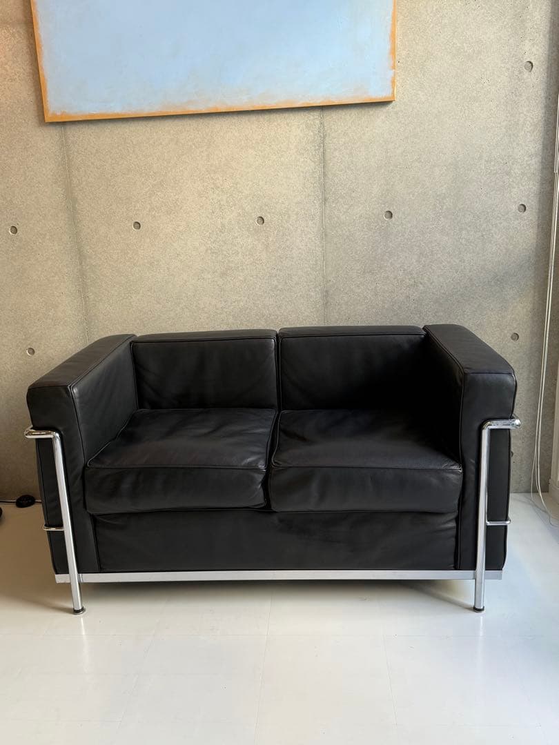 IDC大塚家具 2人掛けソファ ルコルビジェ LC2