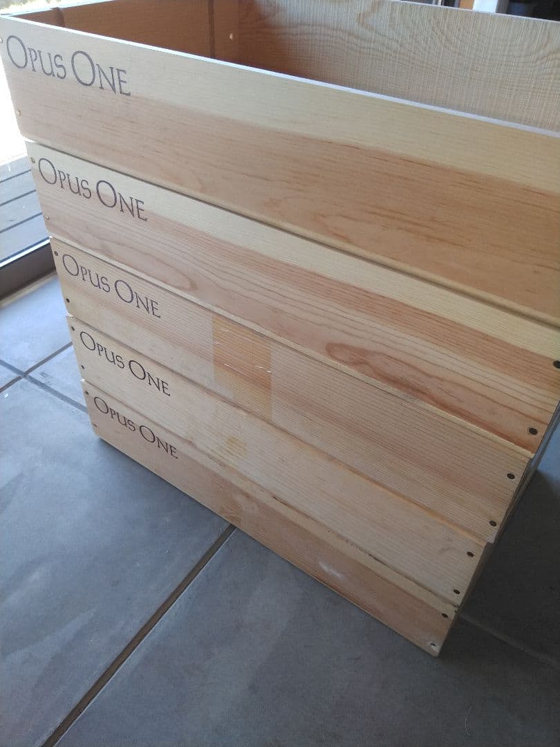 オーパスワン　木箱5個セット　OPUS ONE (空箱)
