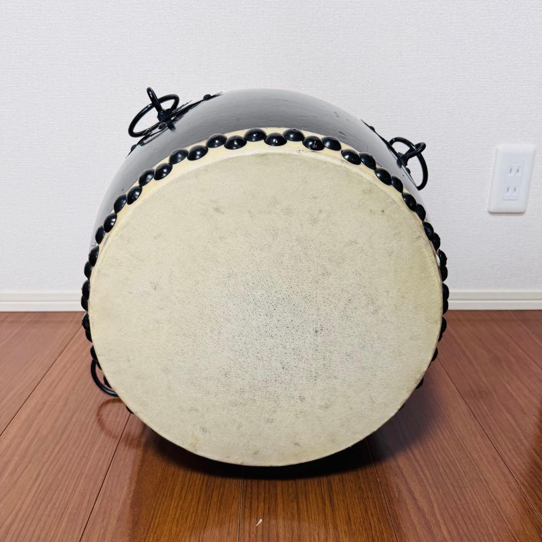 和太鼓 打面33センチ ブラック　黒　大太鼓