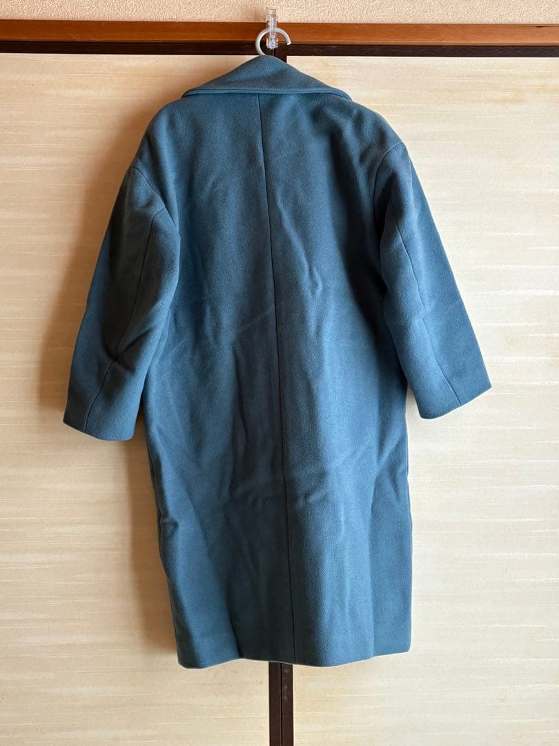 IENA MANTECOオーバーチェスターコート　ブルー