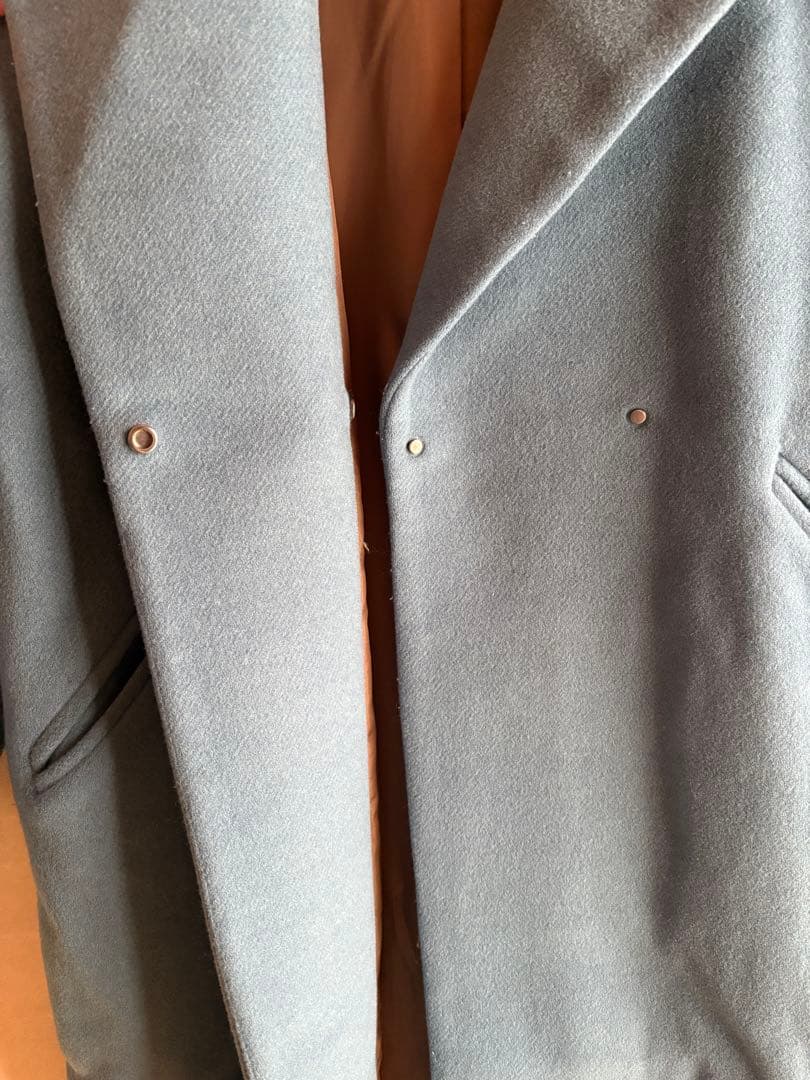 IENA MANTECOオーバーチェスターコート　ブルー