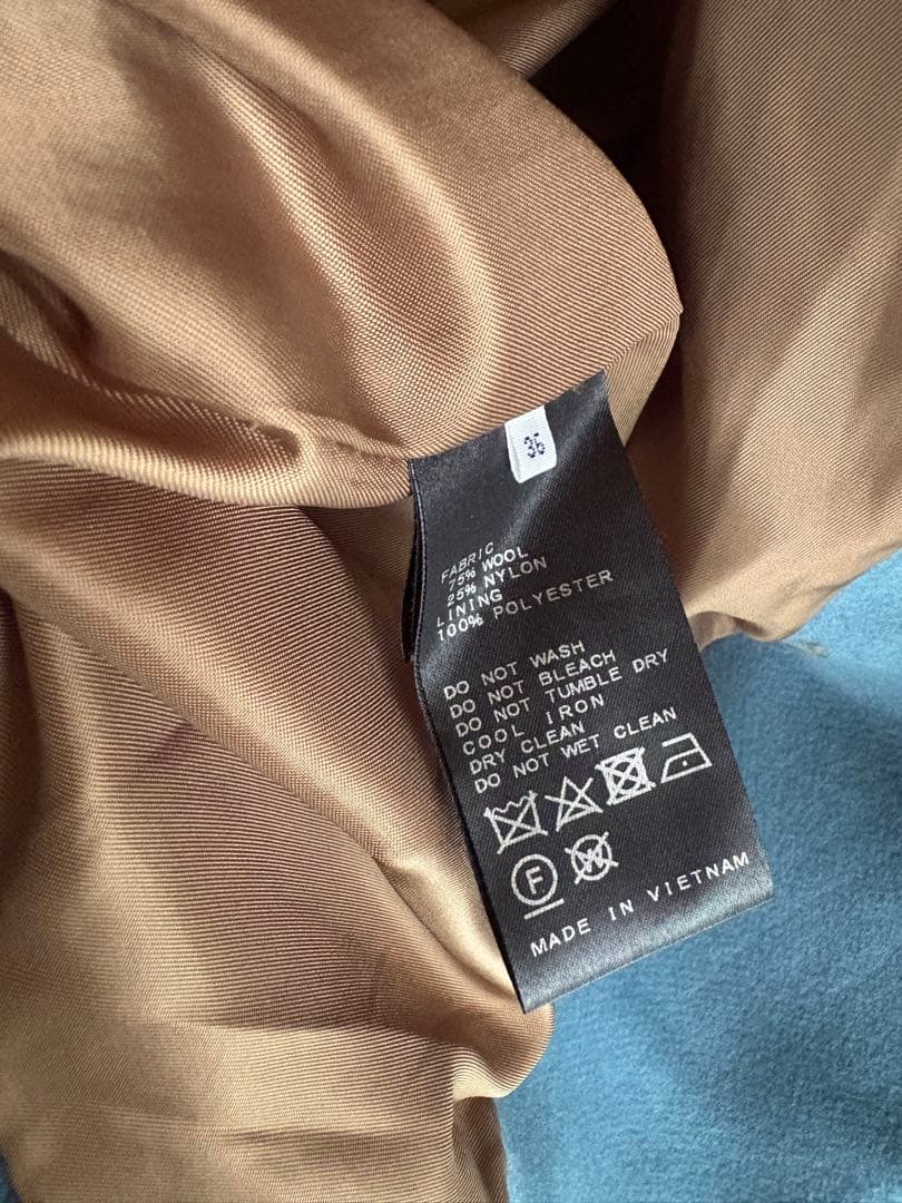 IENA MANTECOオーバーチェスターコート　ブルー