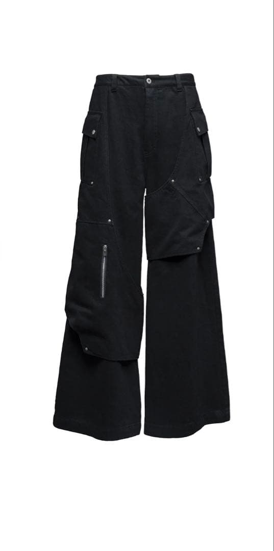 パンツ Jentlouis Layer Denim Pants Black M