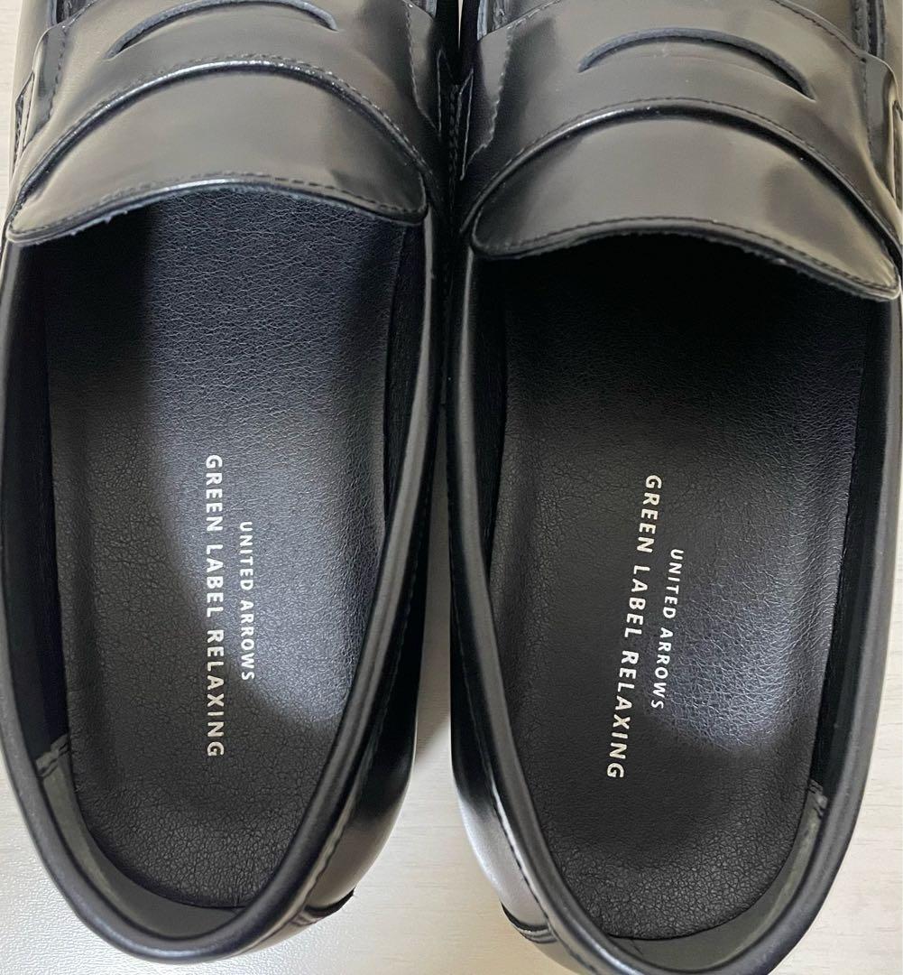 美品　レザーローファー green label relaxing V3